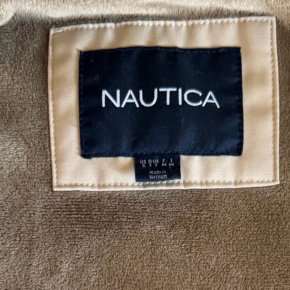 Nautica men’s Beige Utility Jacket - Picture 8 of 10